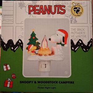 Peanuts Snoopy and Woodstock Holiday Night Light